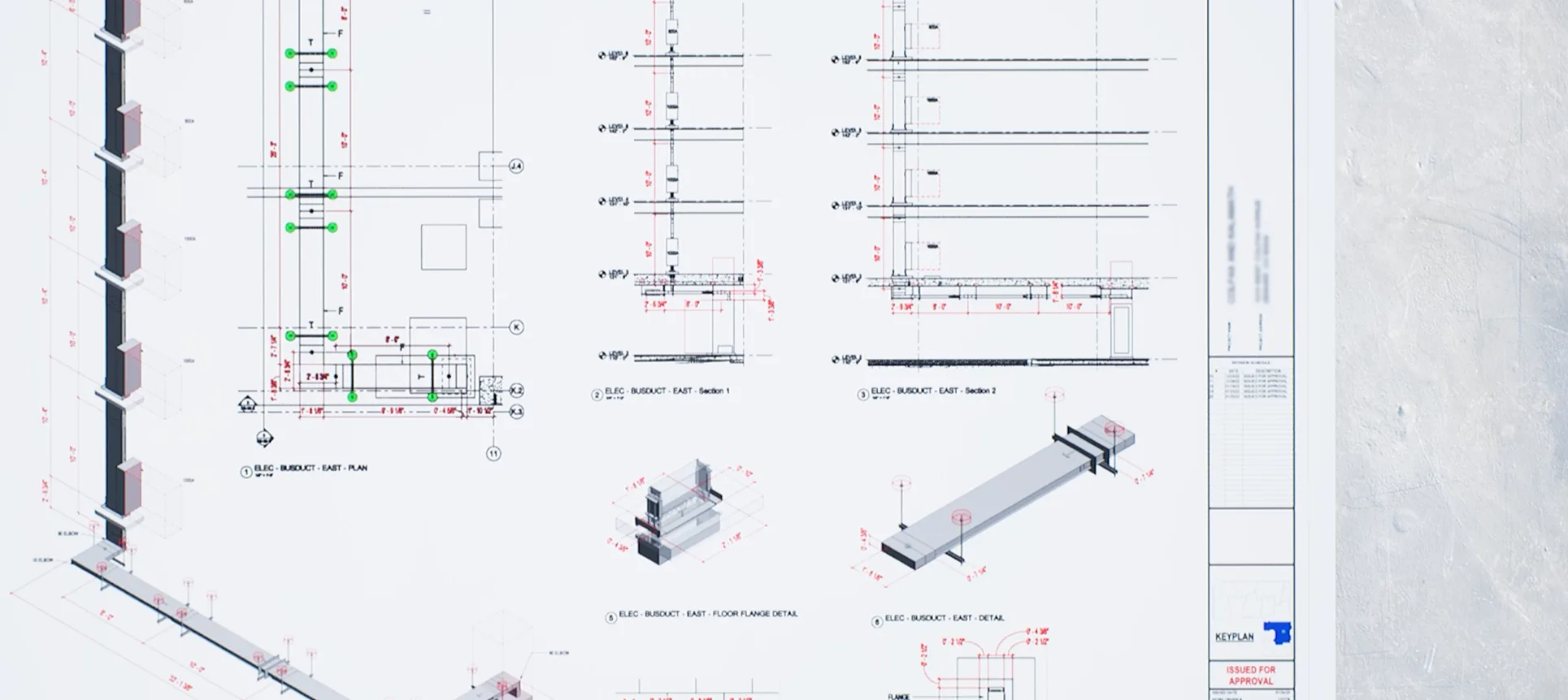 Prefabrication drawings
